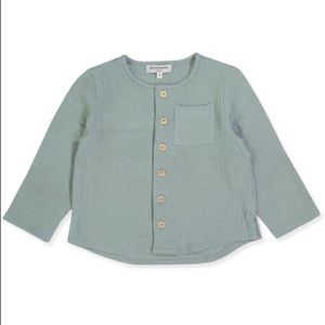 Petite Lucette Cotton Gauze Long Sleeve Shirt Sz 4